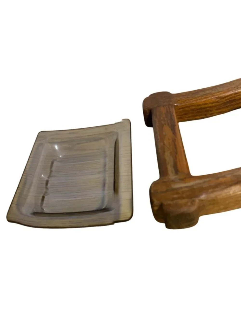 Vintage Mid-Century Modern Bathroom Vanity Soap Dish Rustic Farmhouse Cabincore